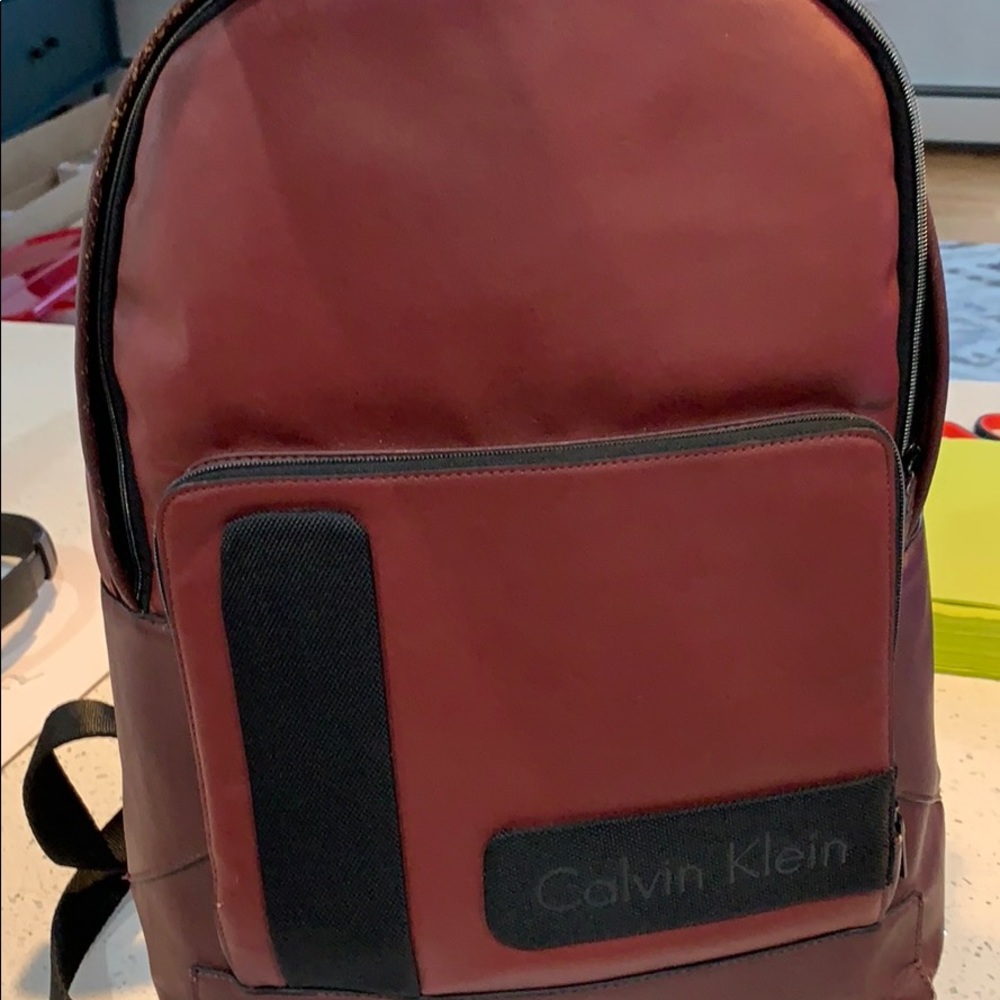 Red Calvin Klein Backpack